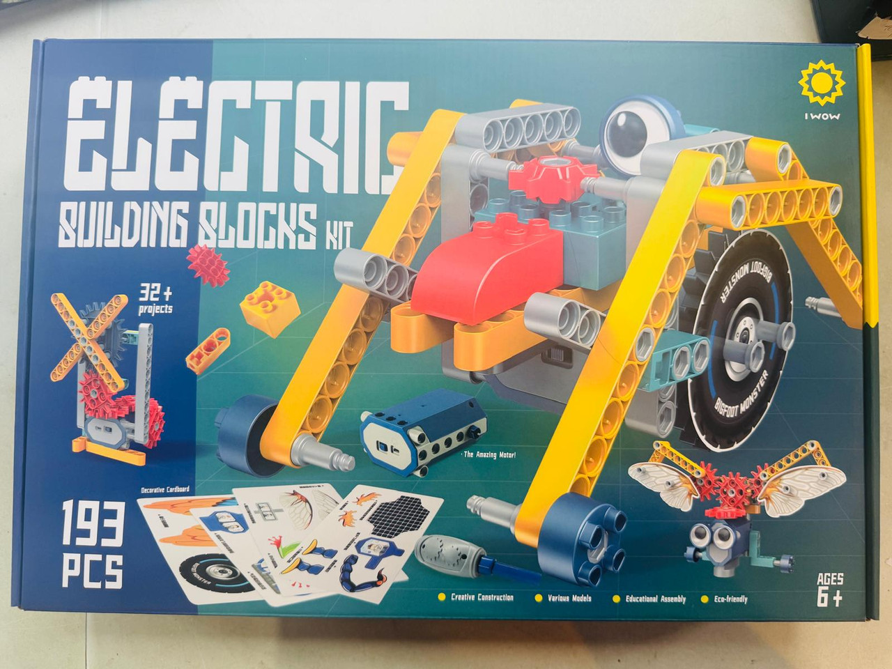 ELECTRIC BUILDING BLOCKS 193 PCS
