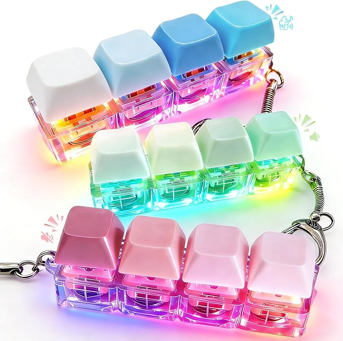 FIDGET KEYBOARD 4 BUTTON WITH LIGHT