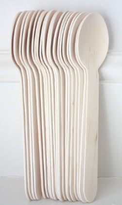 20 WOODEN SPOONS