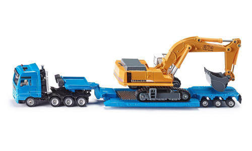 HEAVY HAULAGE TRANSPORTER WITH FLAT BED TRAILER