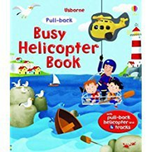 BUSY HELICOPTER PULL-BACK BOOK