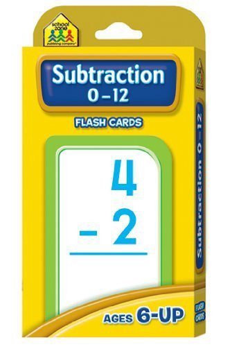SUBTRACTION FACTS FLASH CARDS