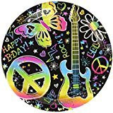 NEON DOODLE DINNER PLATES
