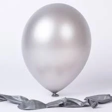 10 CT BALLOON SILVER