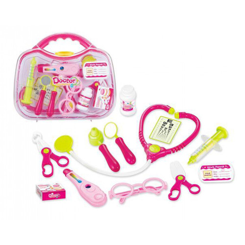 DOCTOR MEDICAL PLAY SET PINK