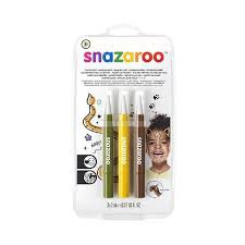 SNAZAROO PENS BROWN / YELLOW / GREEN