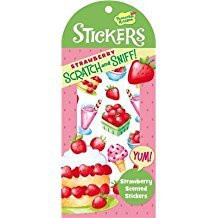 STRAWBERRY SCRATCH AND SNIFF STICKER