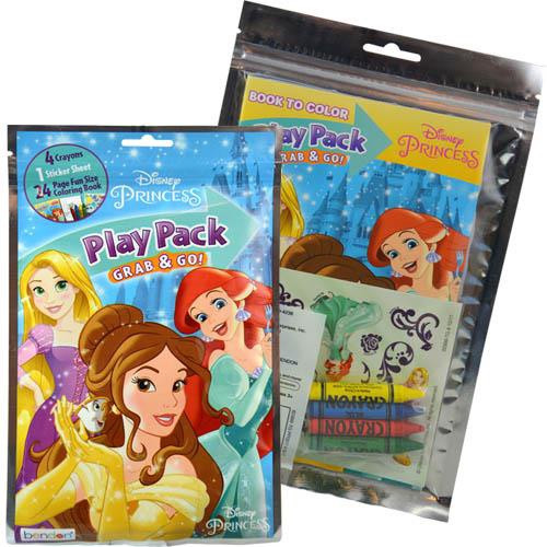 DISNEY PRINCESS PLAY PACK GRAB & GO