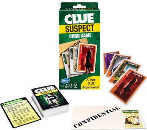 CLUE SUSPECT CARD GAME