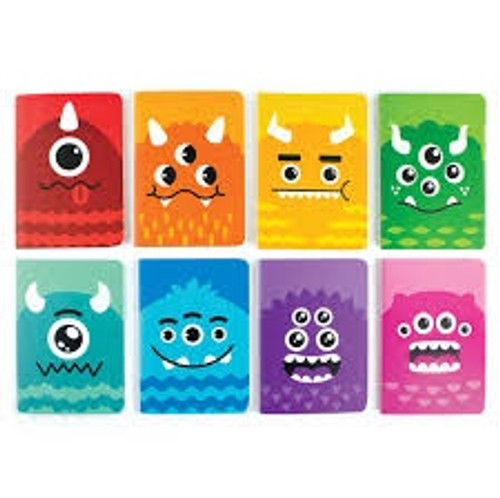 MINI POCKET PAL JOURNALS MONSTER SET OF 8