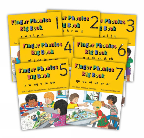 FINGER PHONICS BIG BOOK 1-7