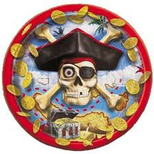 PIRATE BOUNTY 9"" PLATE