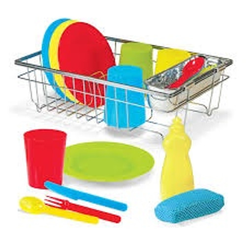 LET'S PLAY HOUSE! WASH & DRY DISH SET