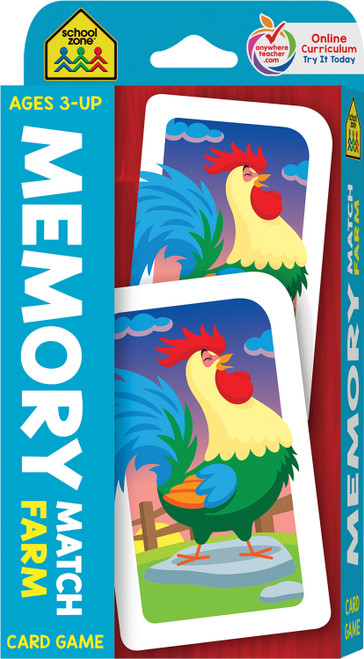MEMORY MATCH FARM CARD GAME