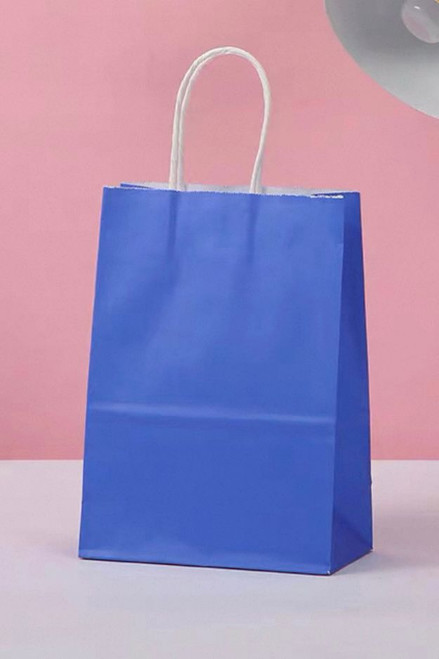 TREAT BAGS 10 BRIGHT ROYAL BLUE