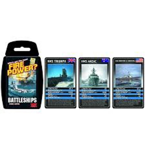 TOP TRUMPS BATTLESHIPS