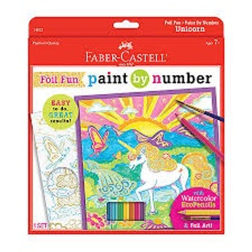 FOIL FUN PAINT BY NUMBER UNICORN