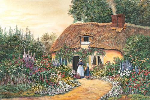 VILLAGE SCENE 1000 PCS