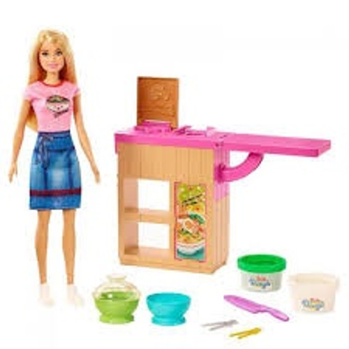 BARBIE NOODLE MAKER DOLL AND PLAYSET