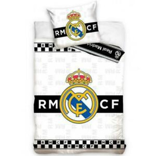 REAL MADRID F.C. SINGLE DUVET SET BW