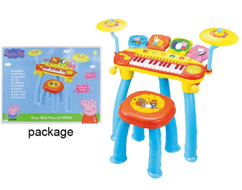 PEPPA PIG DRUM WITH PIANO SET