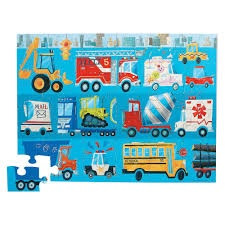 VEHICLES FLOOR PUZZLE 36PCS