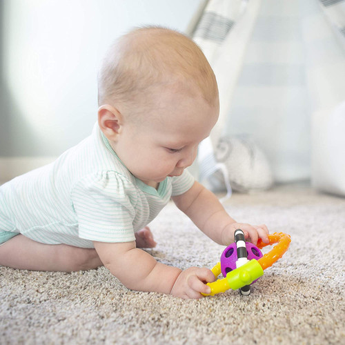 SASSY SPIN & CHEW RING RATTLE