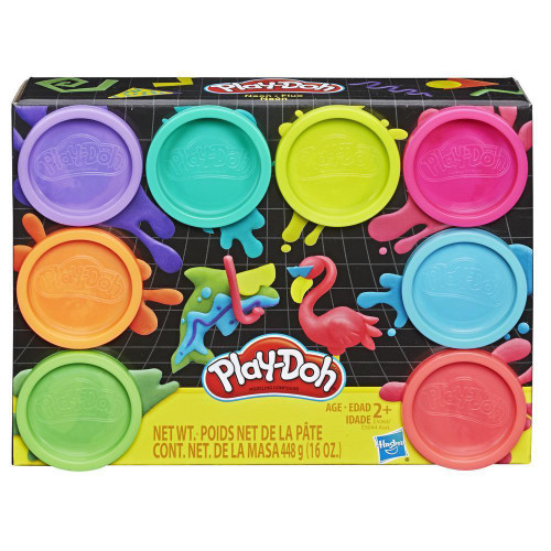 PLAY-DOH 8 X 2 OZ TUBS W1