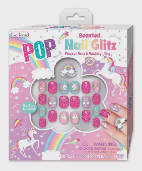 SCENTED POP GLAMOUR NAILS UNICORN