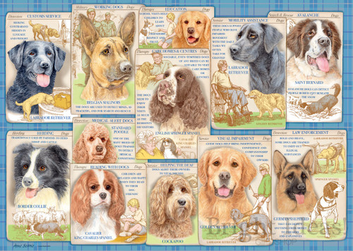 DUTIFUL DOGS PUZZLE 1000 PCS