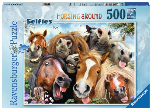 SELFIES HORSING PUZZLE 500 PCS