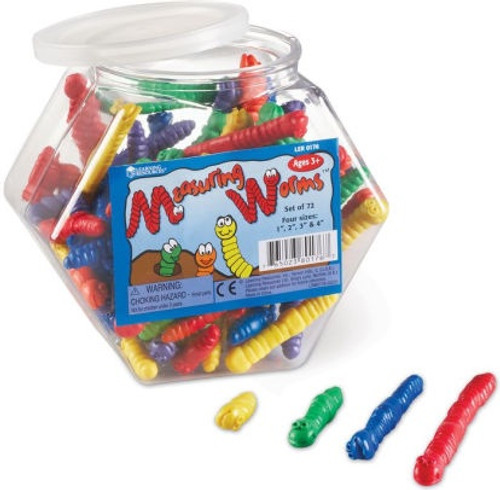 MEASURING WORMS SET OF 72