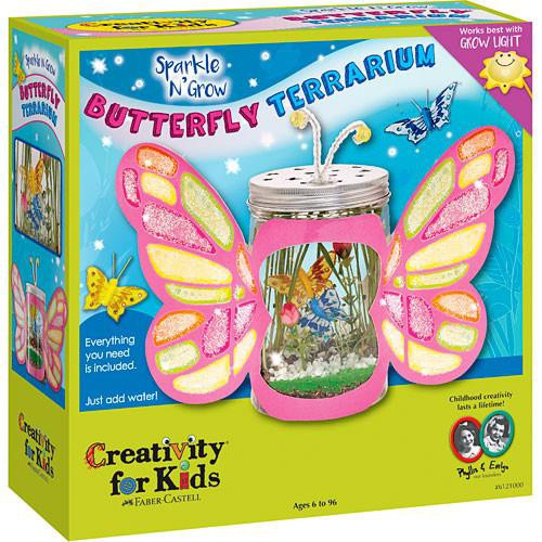 SPARKLE AND GROW BUTTERFLY TERRARIUM