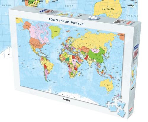 WORLD MAP 1000 PCS