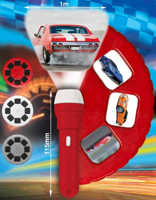 SUPER CARS TORCH AND PROJECTOR