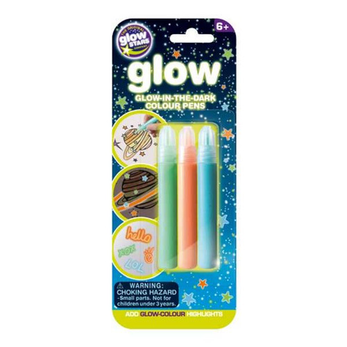GLOW-IN-THE DARK COLOUR PENS
