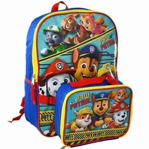 Paw patrol backpack shop and lunch bag