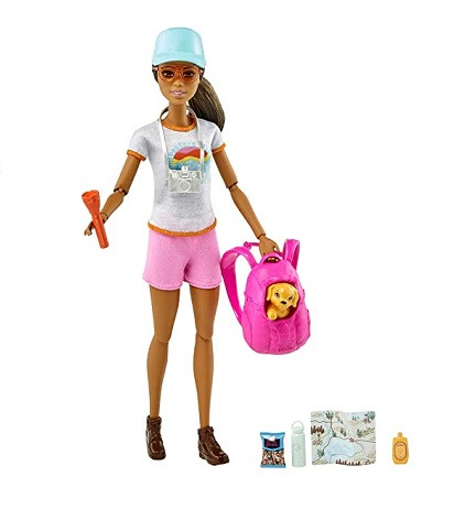 BARBIE HIKING DOLL WITH PUPPY