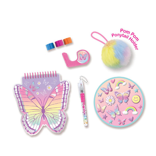 DROP A NOTE WRITING FUN TIE DYE BUTTERFLY