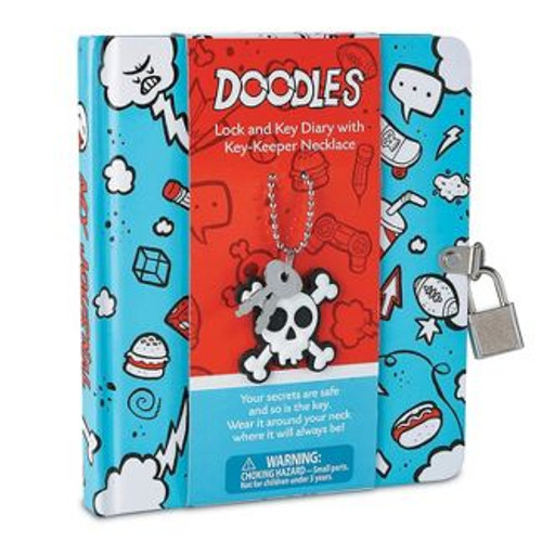 DOODLES KEY-KEEPER NECKLACE DIARY