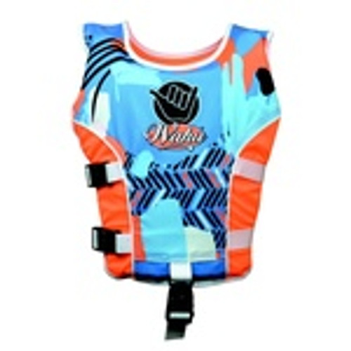 WAHU SWIM VEST CHILD LARGE 6-12YRS 30-50KG ORANGE