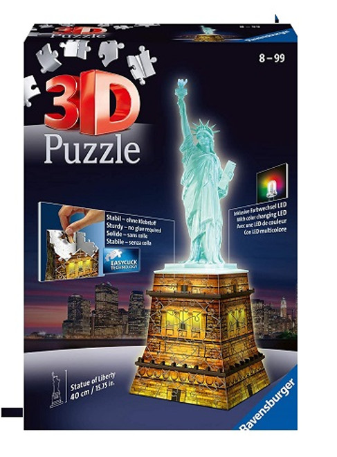 3D LIBERTY NIGHT PUZZLE 216PCS