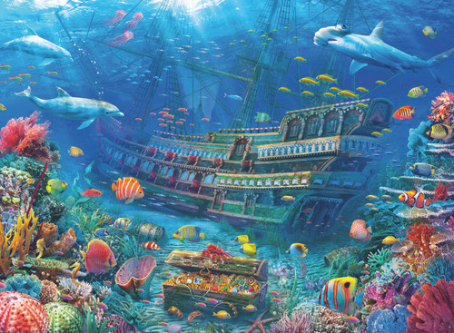 SUNKEN SHIP PUZZLE 200PCS