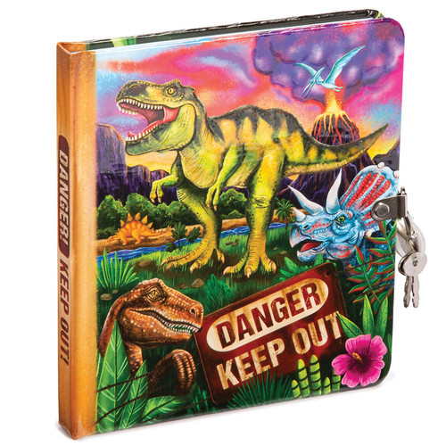 DINOSAUR GLOW IN THE DARK DIARY