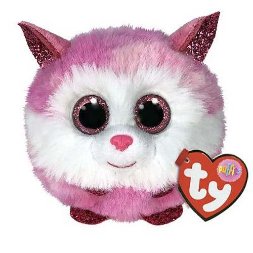 TY PUFFIES PRINCE HUSKY PINK