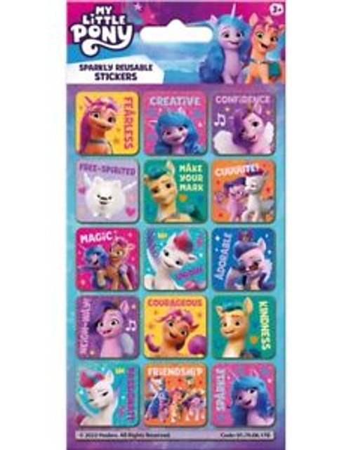 MY LITTLE PONY CAPTIONS FOILED STICKERS