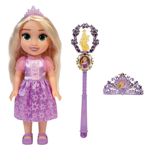 DISNEY PRINCESS RAPUNZEL DOLL WITH TIARA & WAND