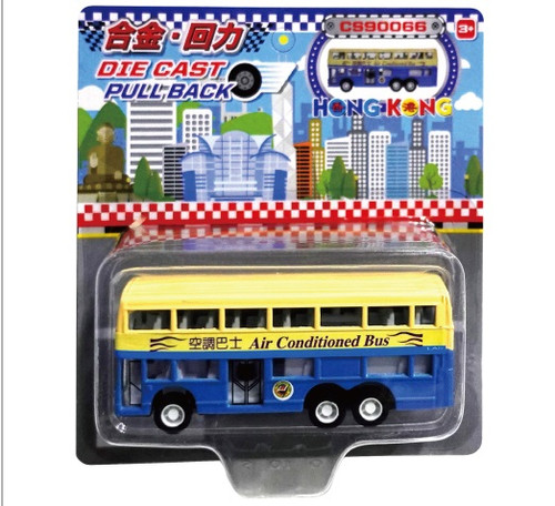 AIR CONDITIONED BUS BLUE DIE CAST
