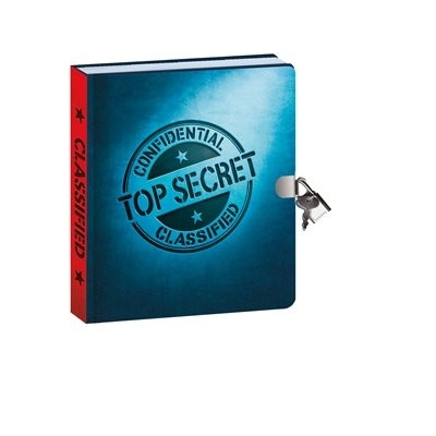 TOP SECRET LOCK & KEY DIARY W1