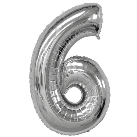 NUMBER 6 SILVER 34 INCHES